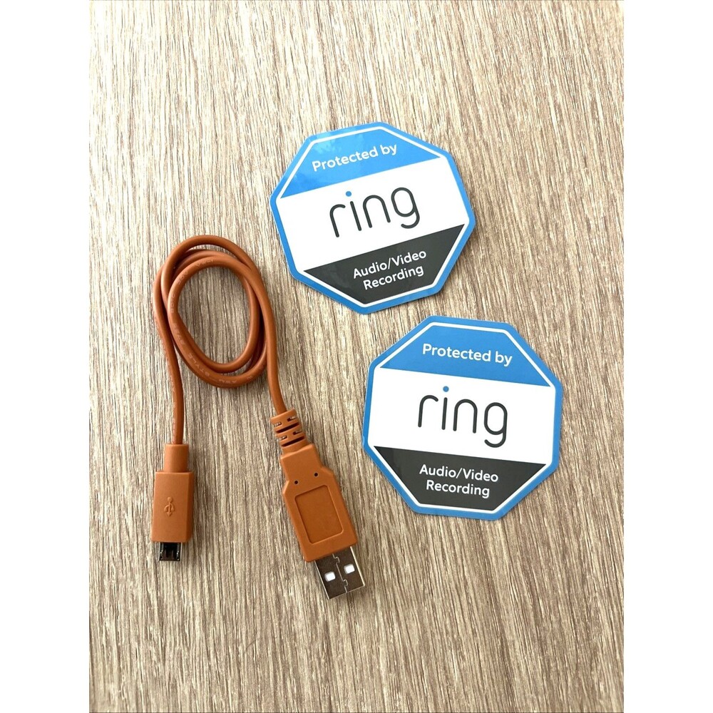 Genuine RING Video Doorbell USB Power Battery Charger Cable Gen 1 & 2 OEM Cord
